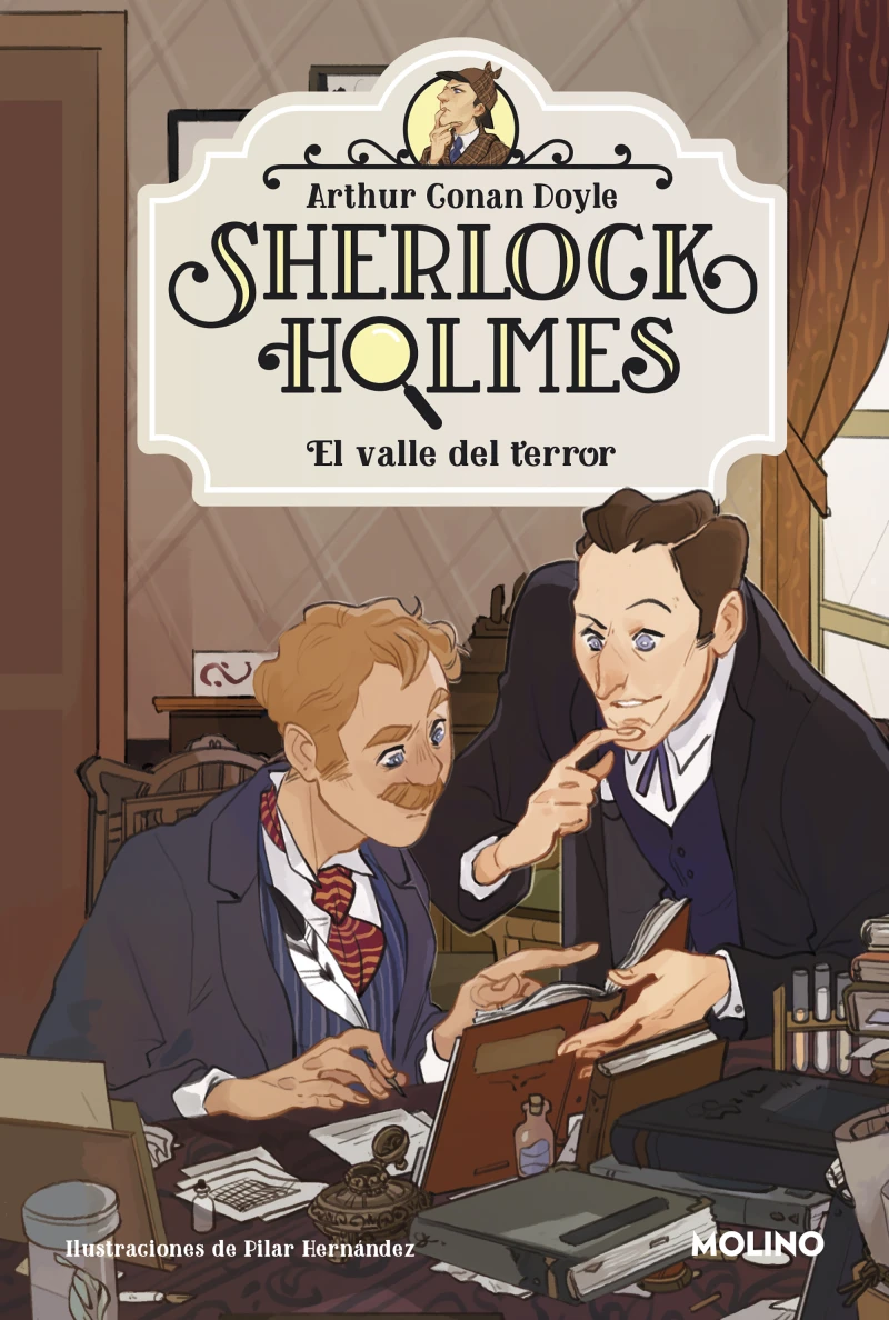 Portada: Sherlock Holmes 4 - El valle del terror