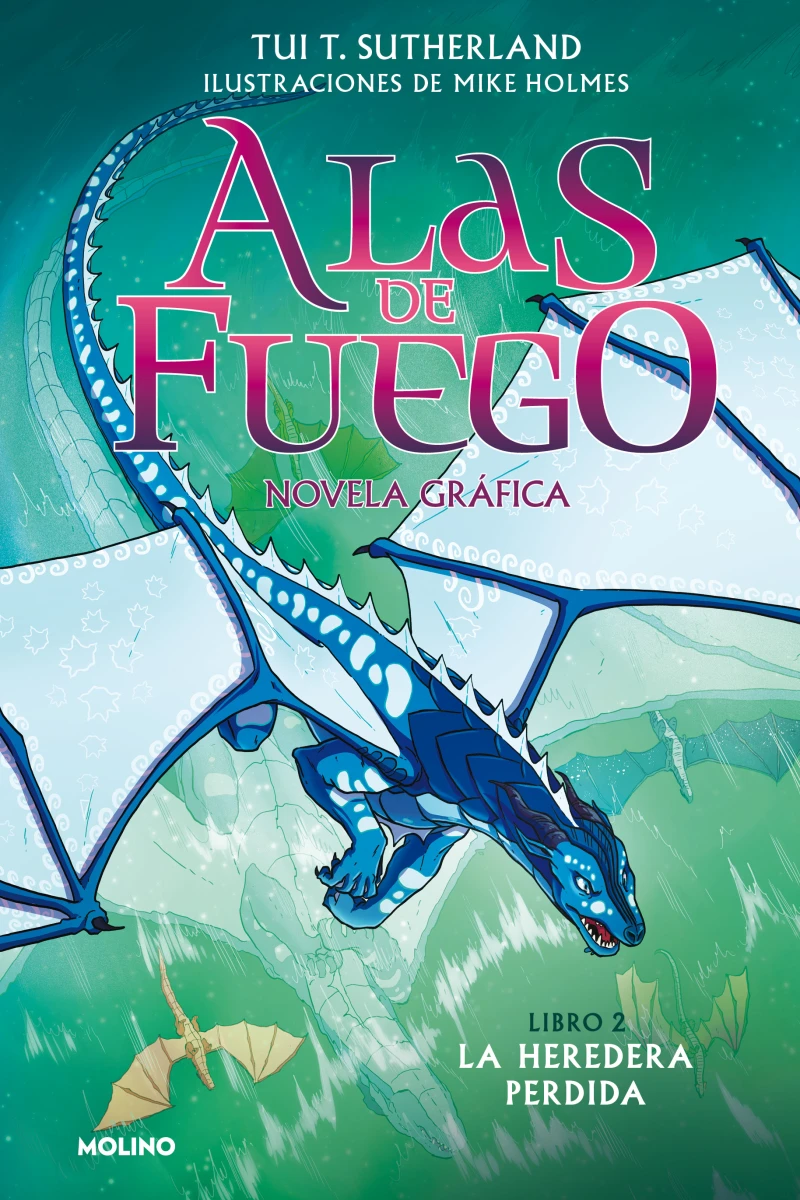 Portada: Alas de fuego (novela gráfica) 2 - La heredera perdida