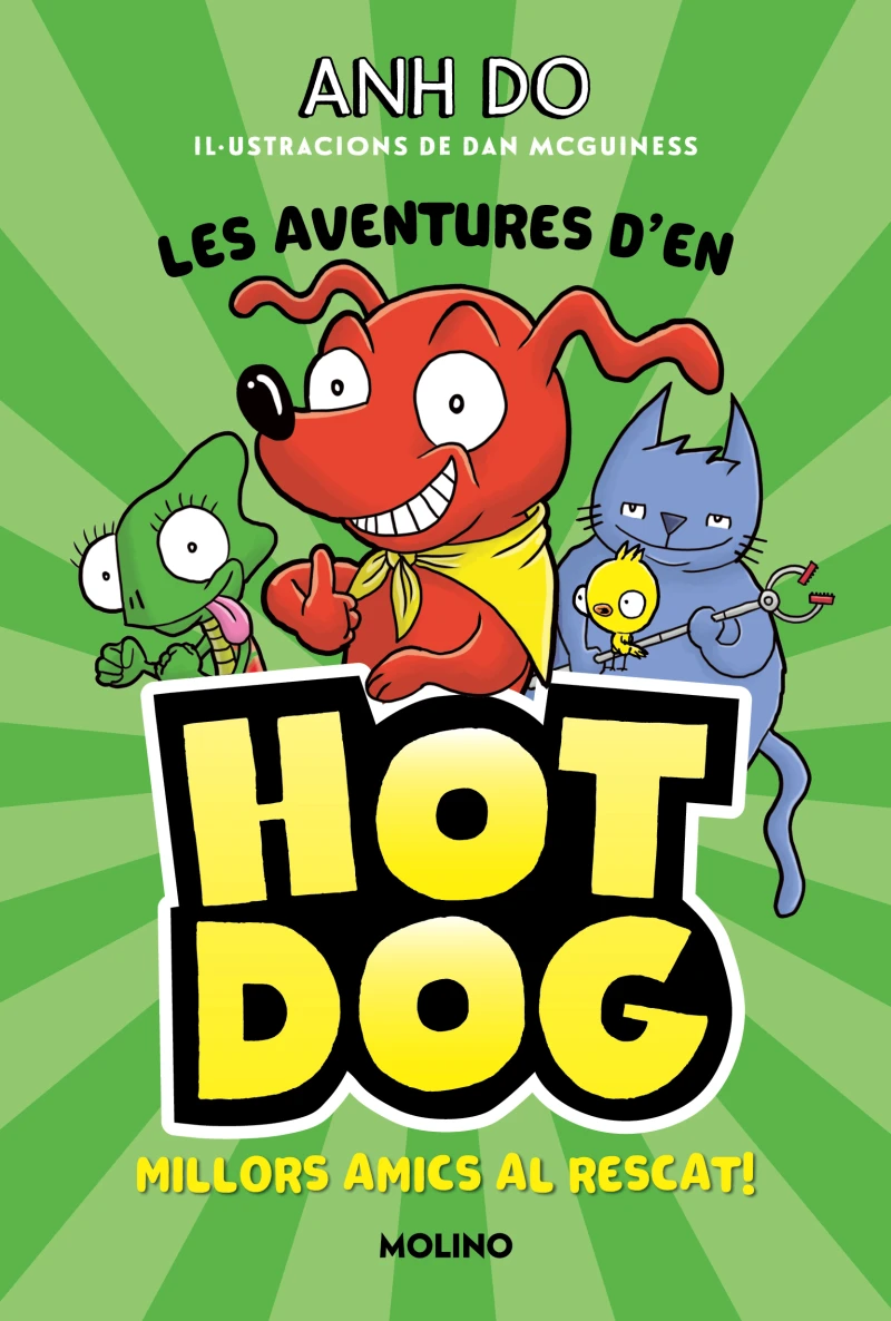 Portada: Les aventures d'en Hotdog! 1 - Millors amics al rescat