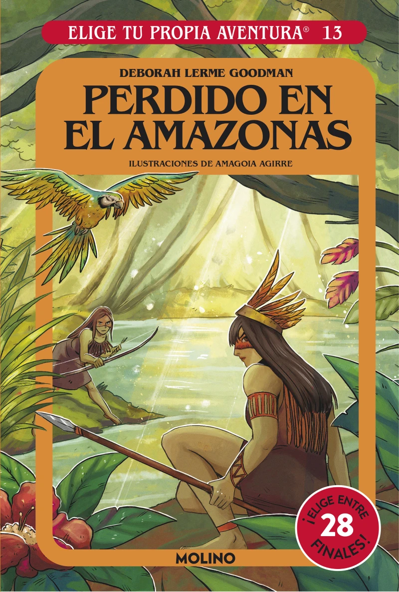 Portada: Elige tu propia aventura - Perdido en el Amazonas