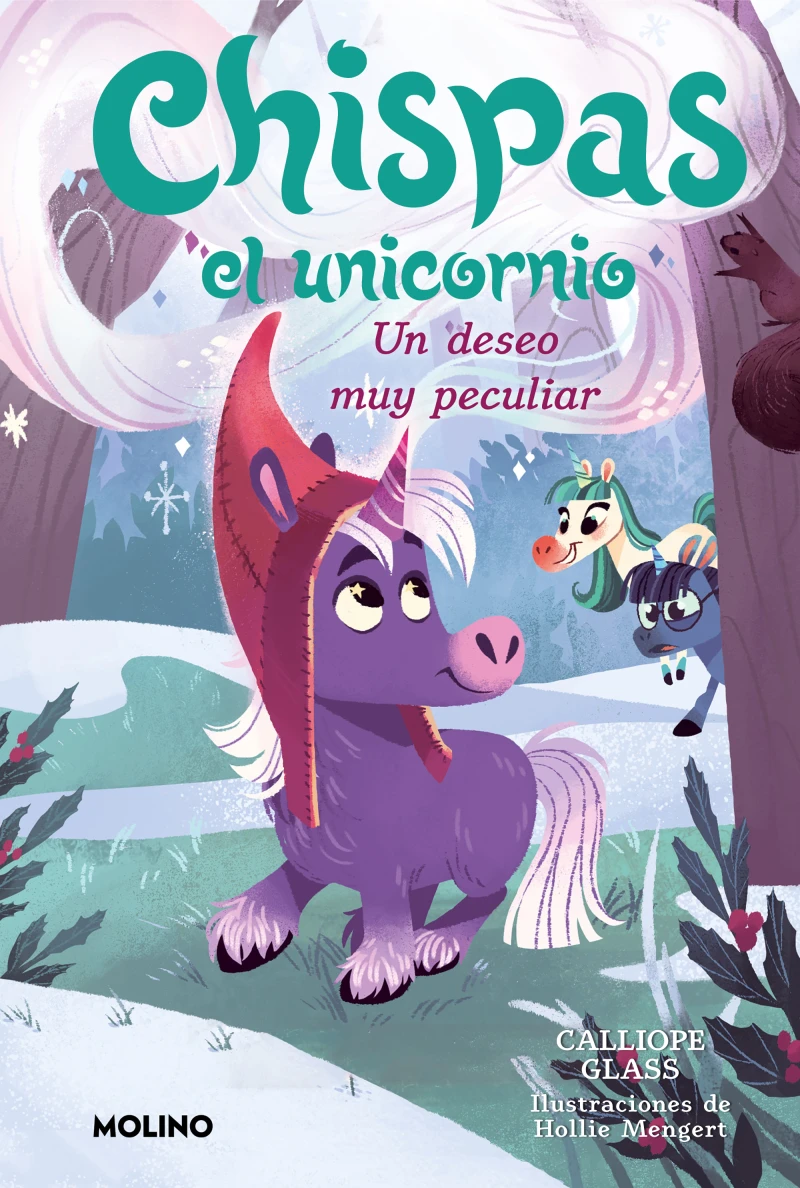 Portada: Chispas el unicornio 4 - Un deseo muy peculiar