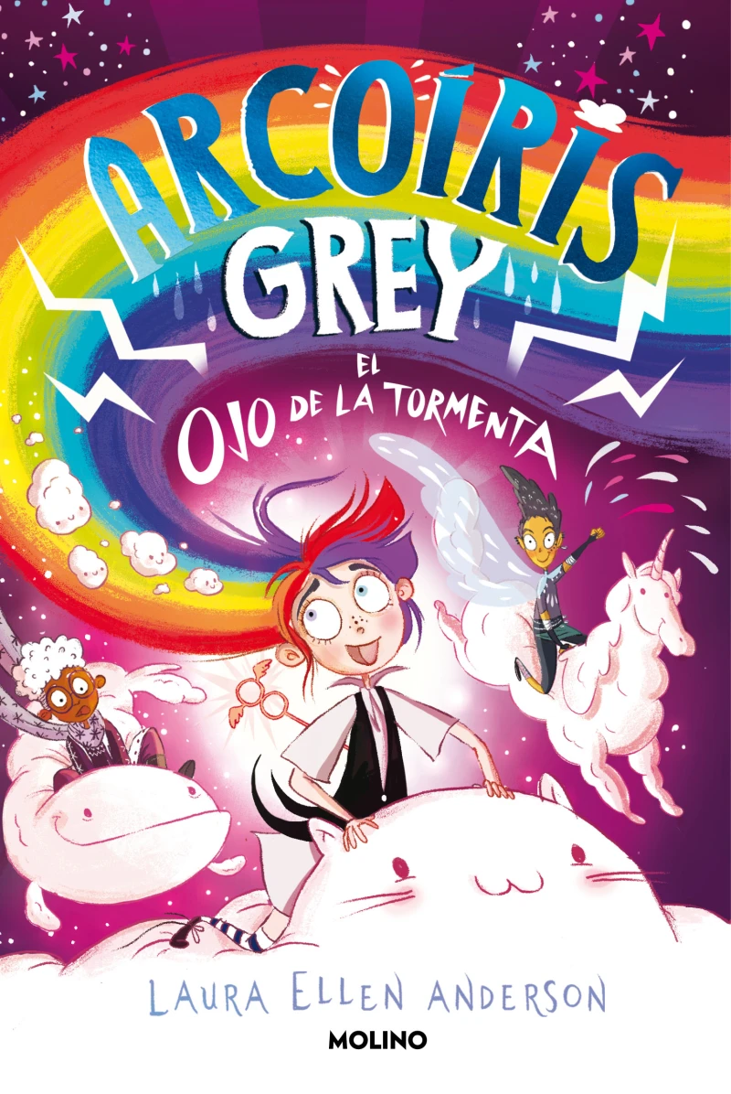 Portada: Arcoíris Grey 2 - Arcoíris Grey y el ojo de la tormenta