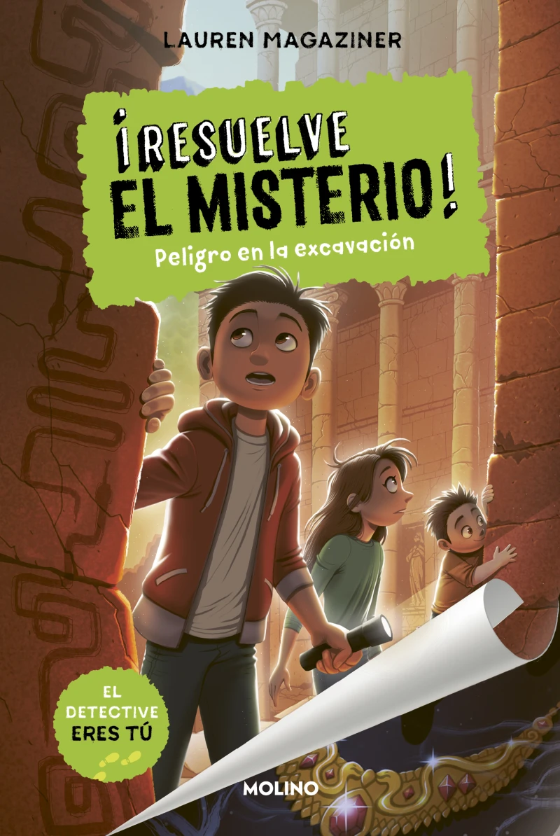 Portada: ¡Resuelve el misterio! 4 - Peligro en la excavación