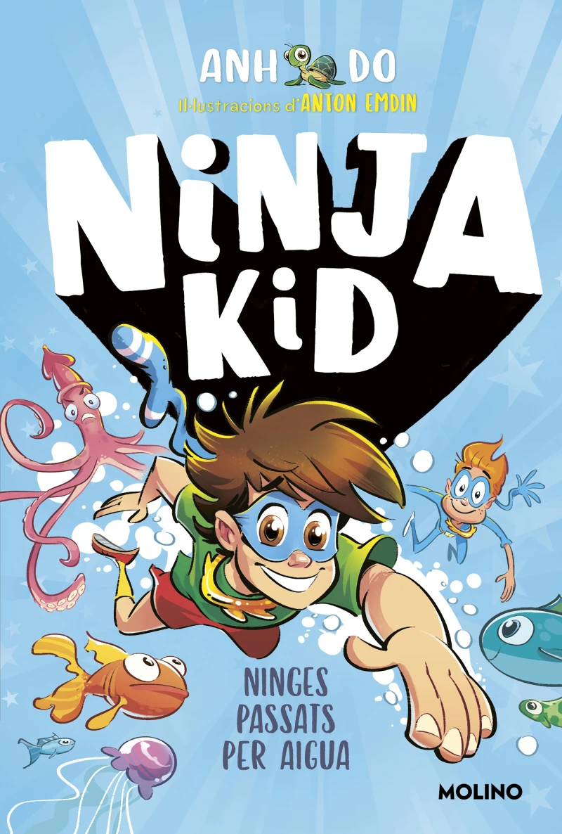 Portada: Sèrie Ninja Kid 9 - Ninges passats per aigua