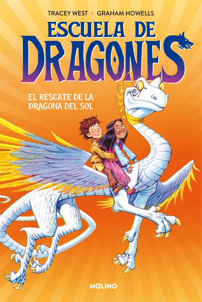 Portada: Escuela de dragones 2 - El rescate de la dragona del sol