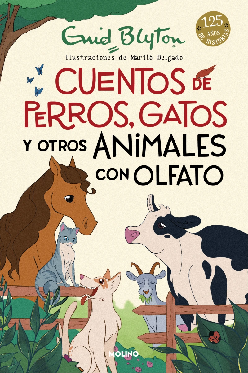 Portada: Cuentos de perros, gatos y otros animales con olfato