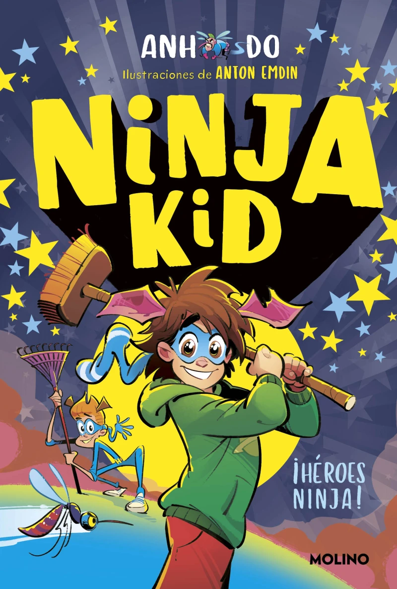 Portada: Ninja Kid 10 - ¡Héroes ninja!