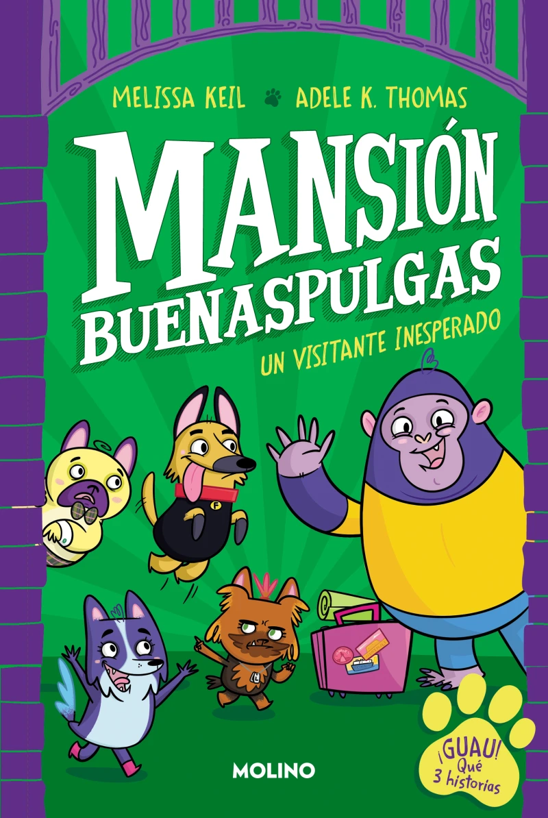 Portada: Mansión Buenaspulgas 1 - Un visitante inesperado