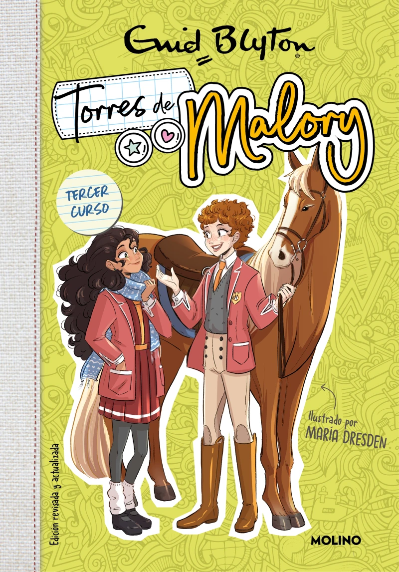 Portada: Torres de Malory 3 - Tercer curso (edición revisada y actualizada)