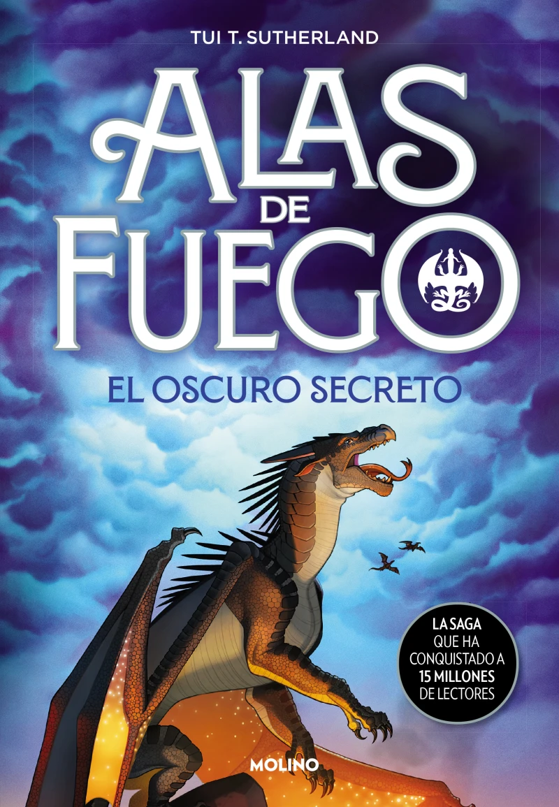 Portada: El oscuro secreto (Alas de fuego 4)