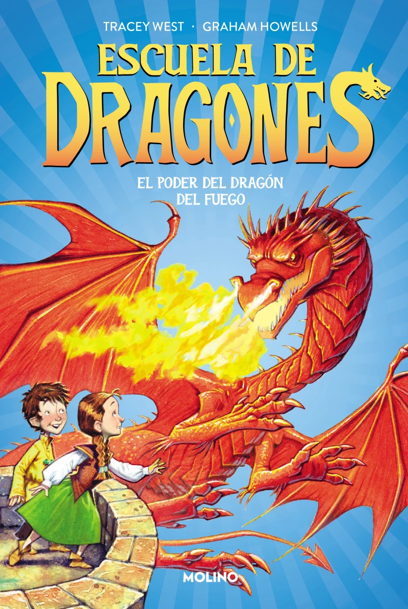 Portada: Escuela de dragones 4 - El poder del dragón del fuego