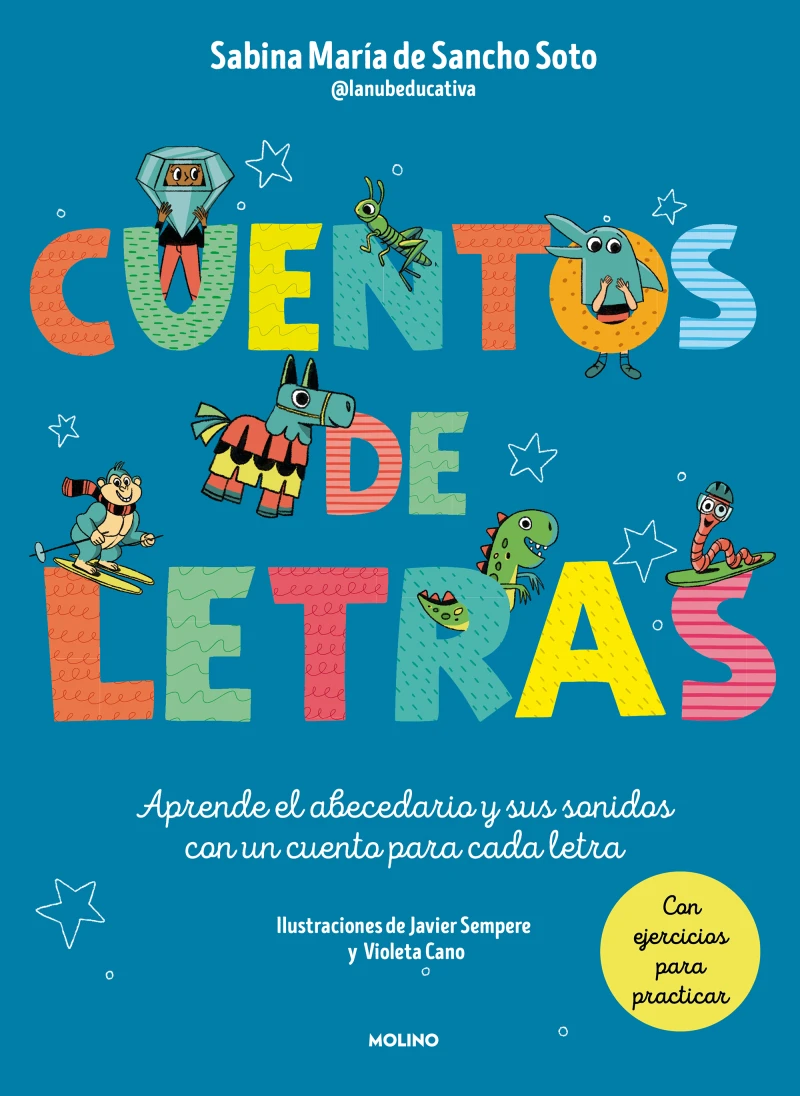 Portada: Cuentos de letras. Cuentos de la A a la Z
