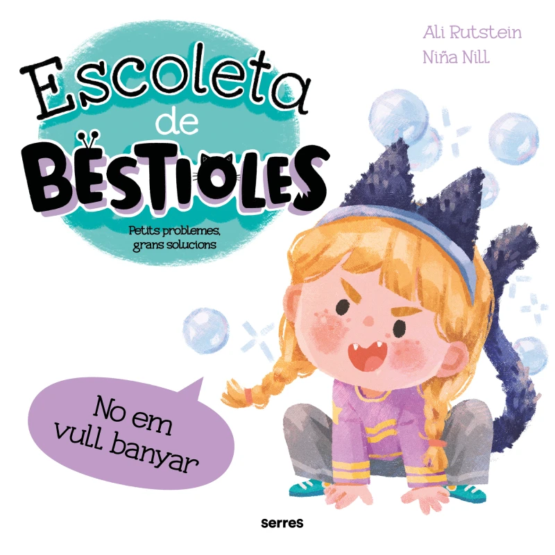 Portada: Escoleta de bestioles - No em vull banyar