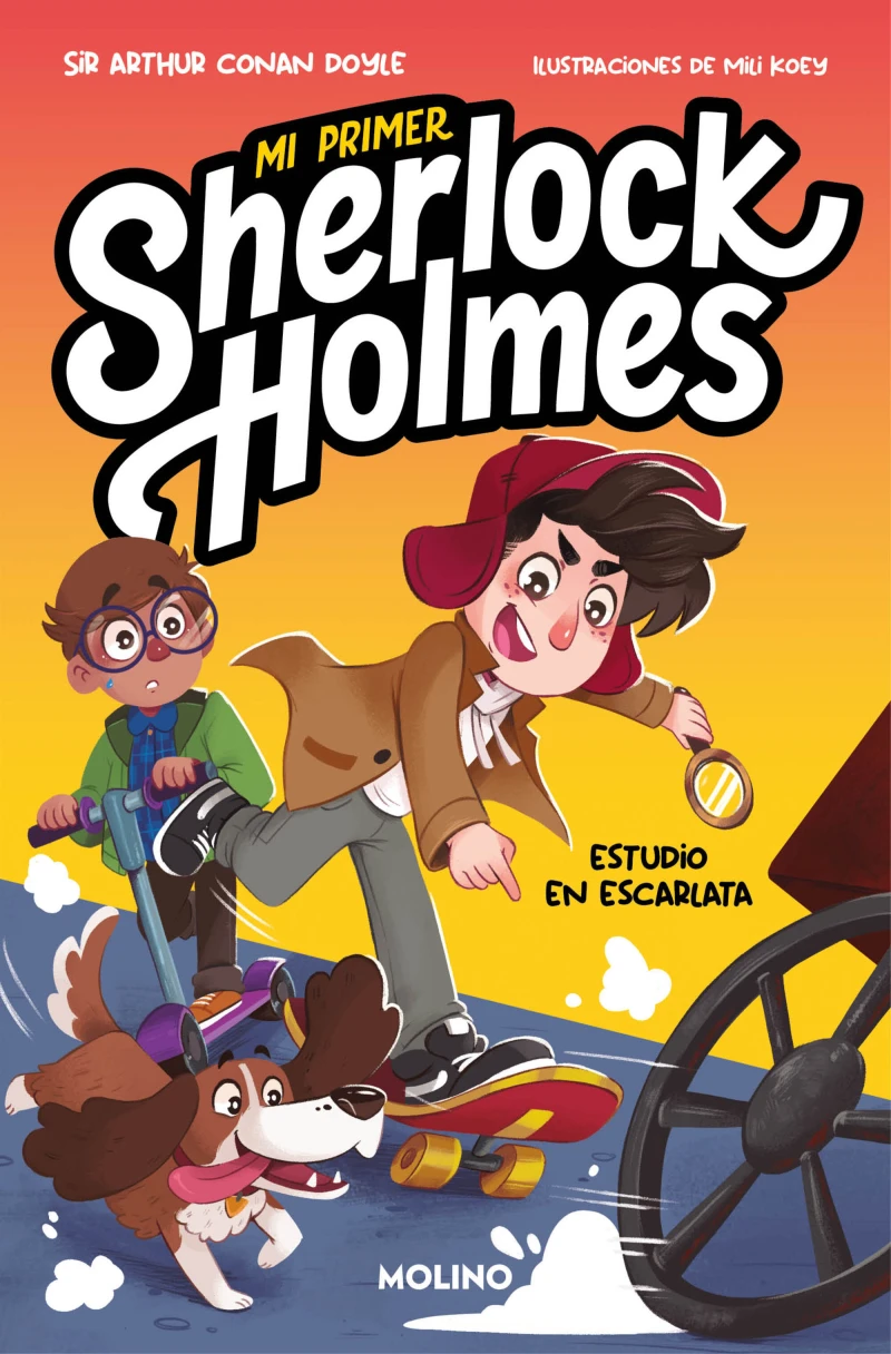 Portada: Mi primer Sherlock Holmes - Estudio en escarlata