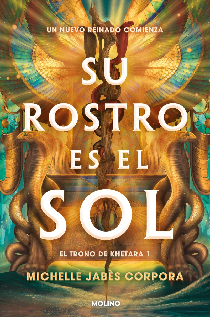 Portada: Su rostro es el sol (El trono de Khetara 1)