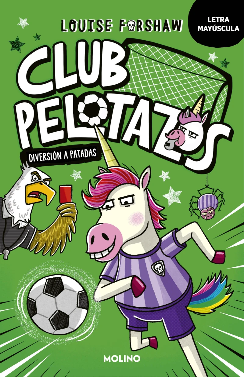 Portada: Club Pelotazos 1 - Diversión a patadas (con letra MAYÚSCULA)