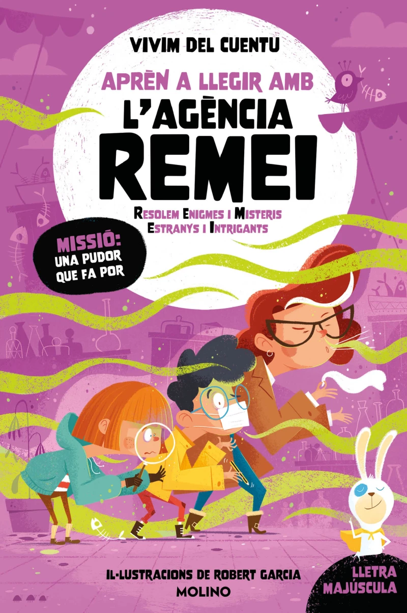 Portada: Missió: una pudor que fa por (Aprèn a llegir amb l'Agència REMEI 5)