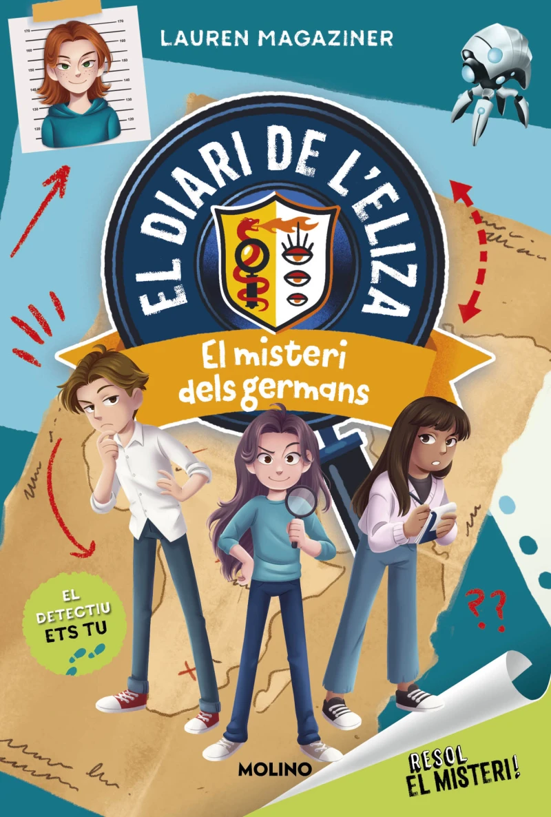 Portada: Resol el misteri! El diari de l'Eliza 2 - El misteri dels germans