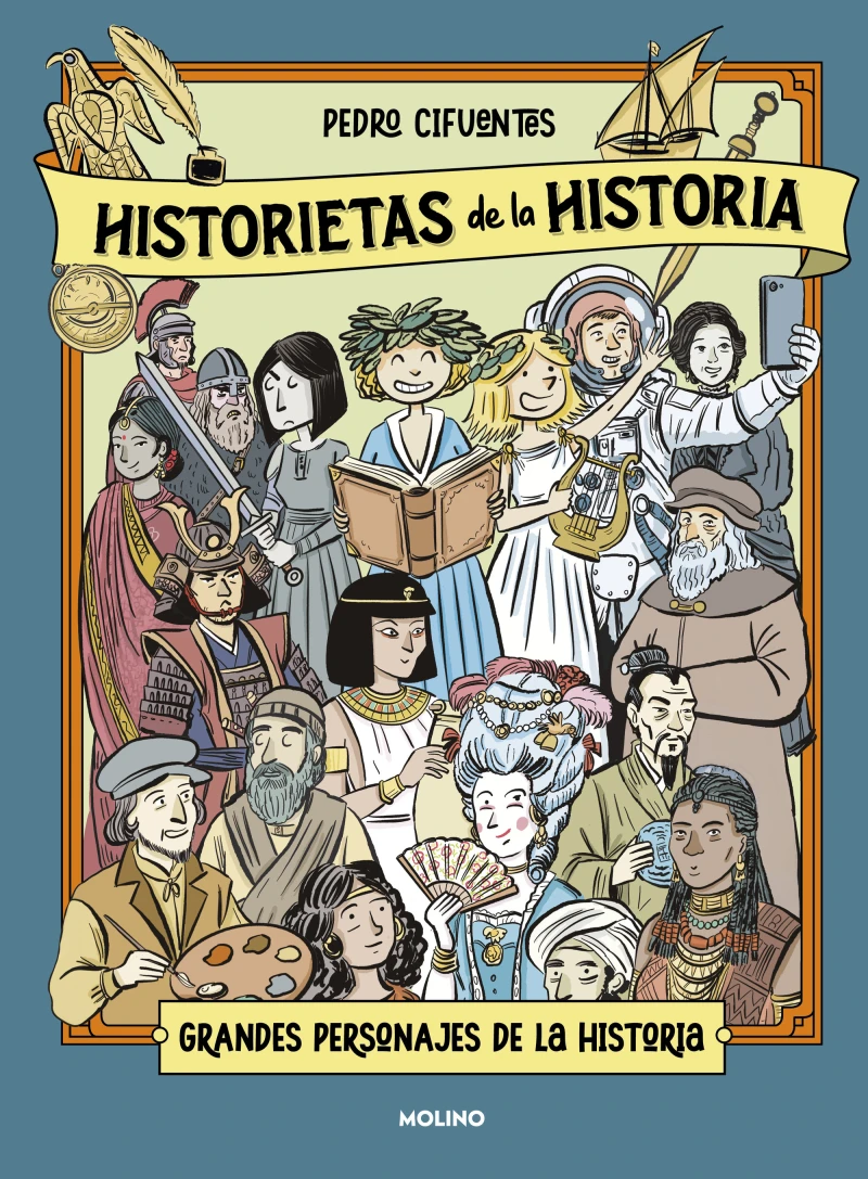 Portada: Historietas de la historia 2 - Grandes personajes de la historia