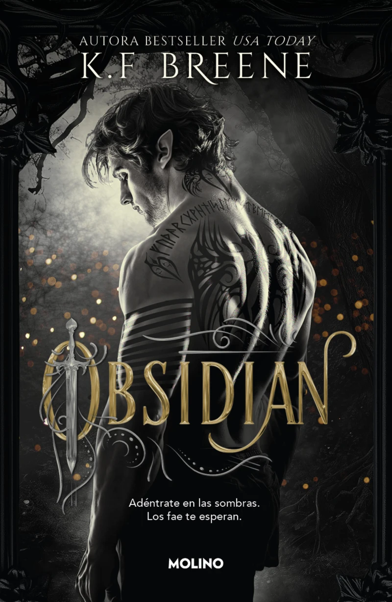 Portada: Los fae de las sombras 1 - Obsidian