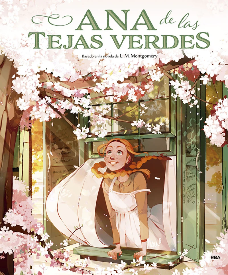 Portada: Ana de las tejas verdes (álbum ilustrado)