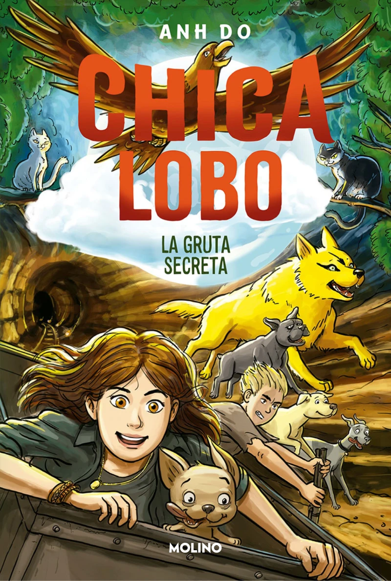 Portada: Chica lobo 3 - La gruta secreta