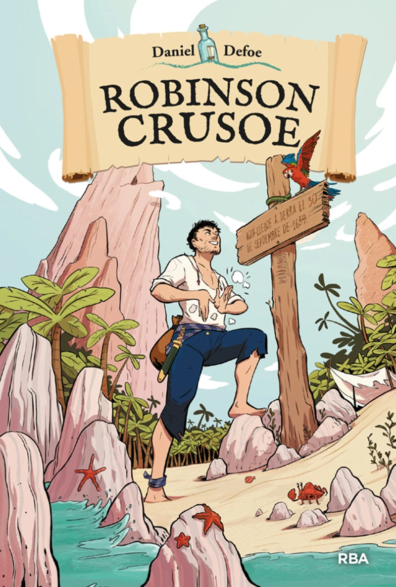 Portada: Robinson Crusoe