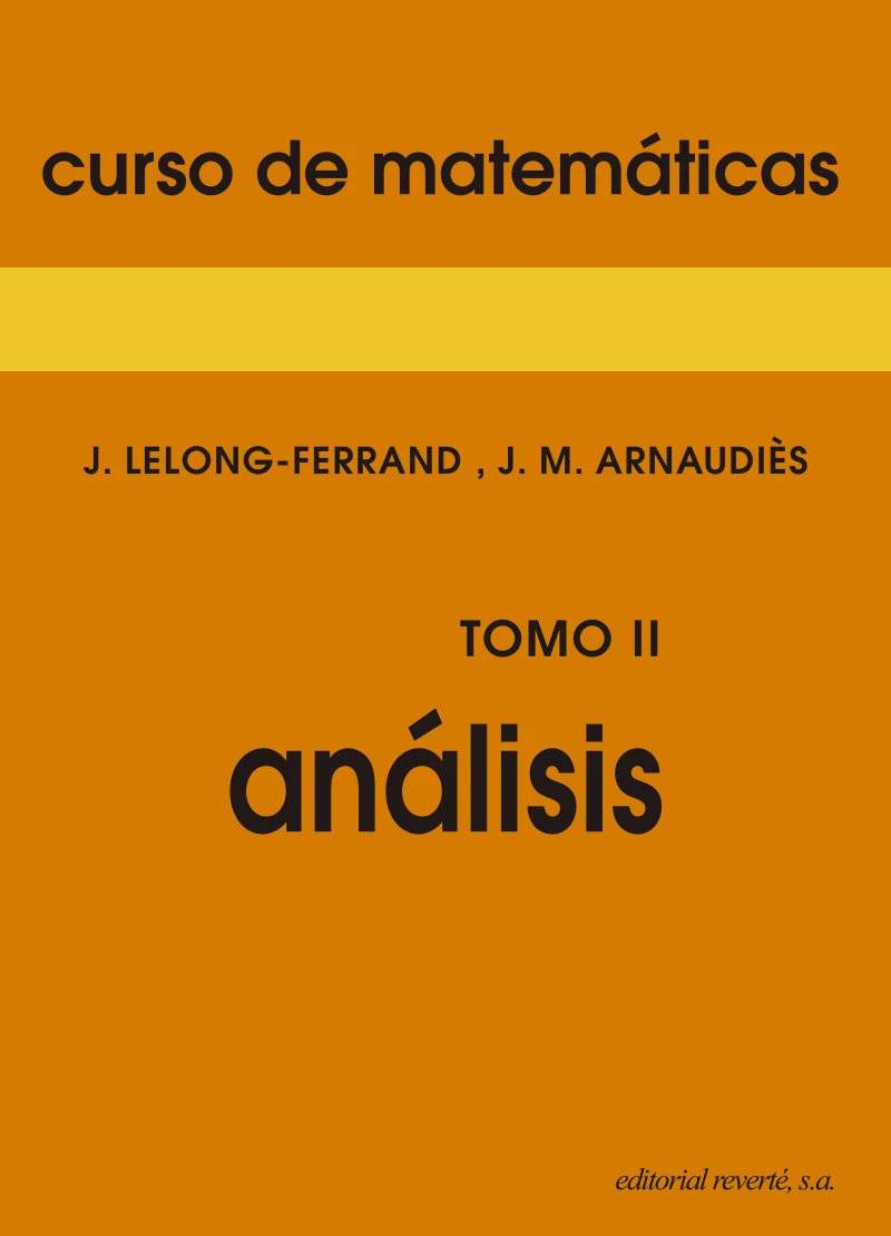 Portada: Análisis. Tomo 2