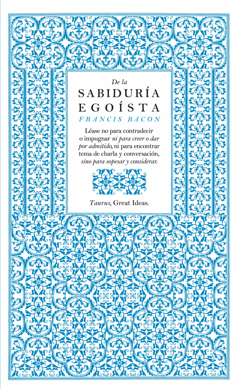 Portada: De la sabiduría egoísta (Serie Great Ideas)