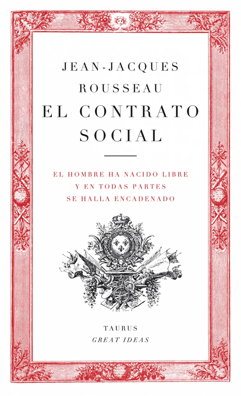 Portada: El contrato social (Serie Great Ideas)