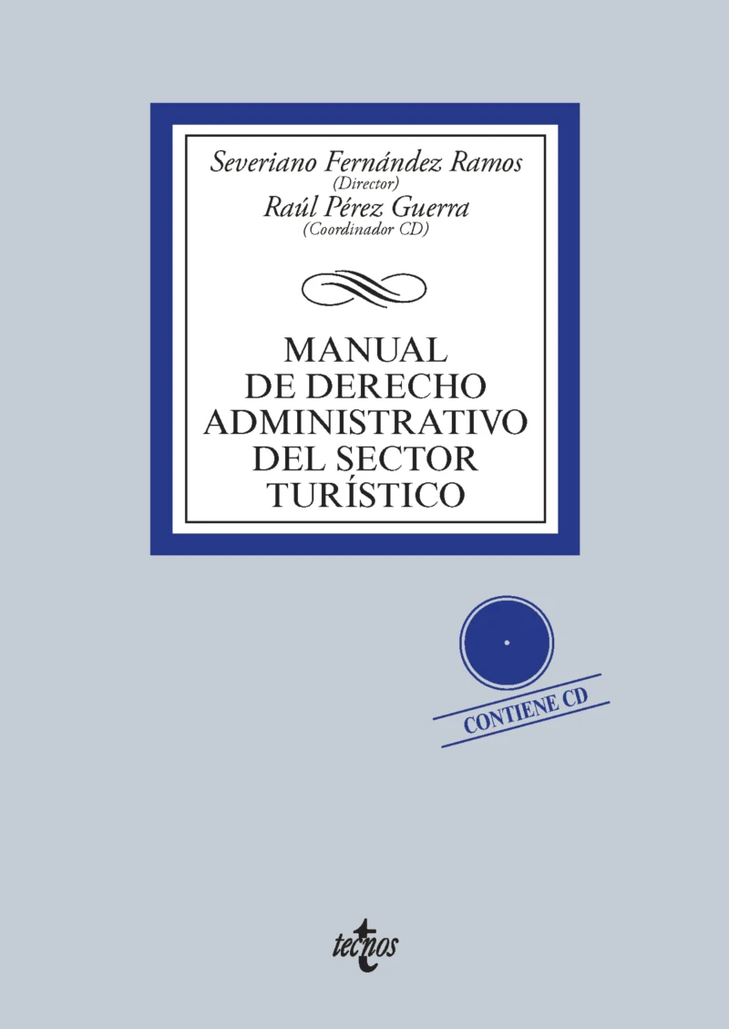 Portada: Manual de Derecho Administrativo del sector turístico