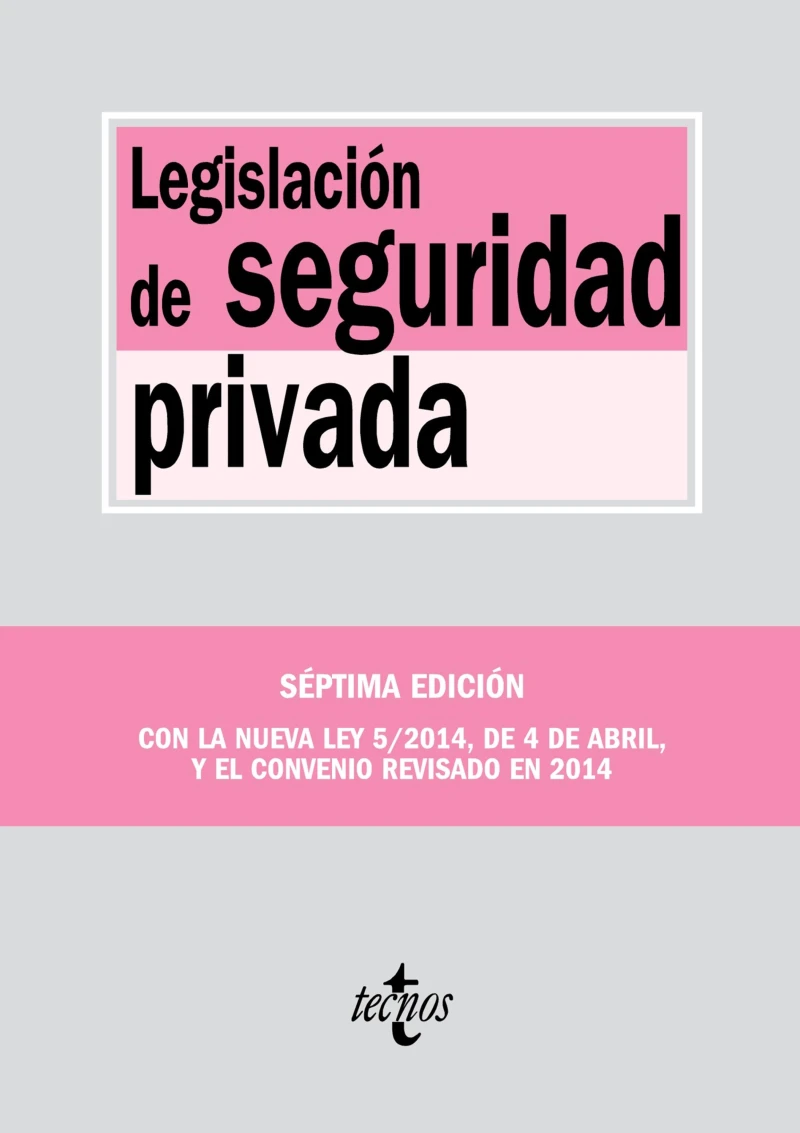 Portada: Legislación de seguridad privada