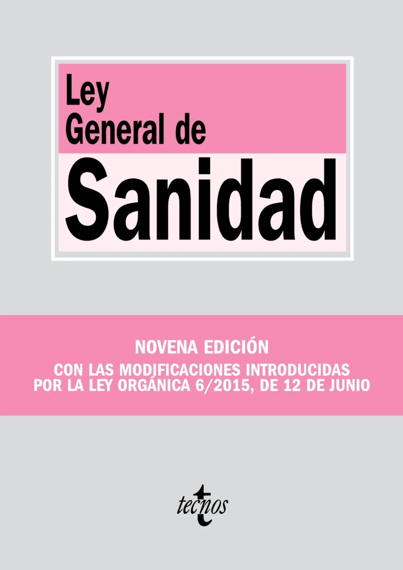Portada: Ley General de Sanidad