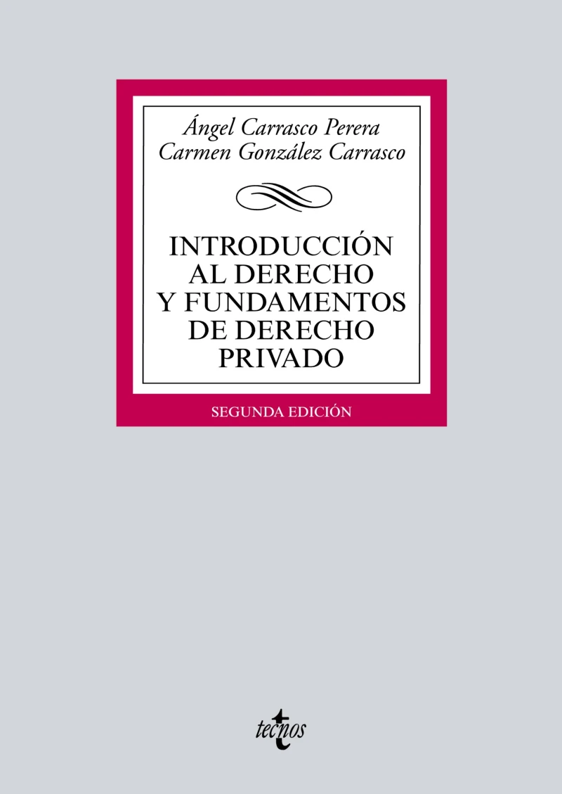 Portada: Introducción al Derecho y fundamentos de Derecho privado