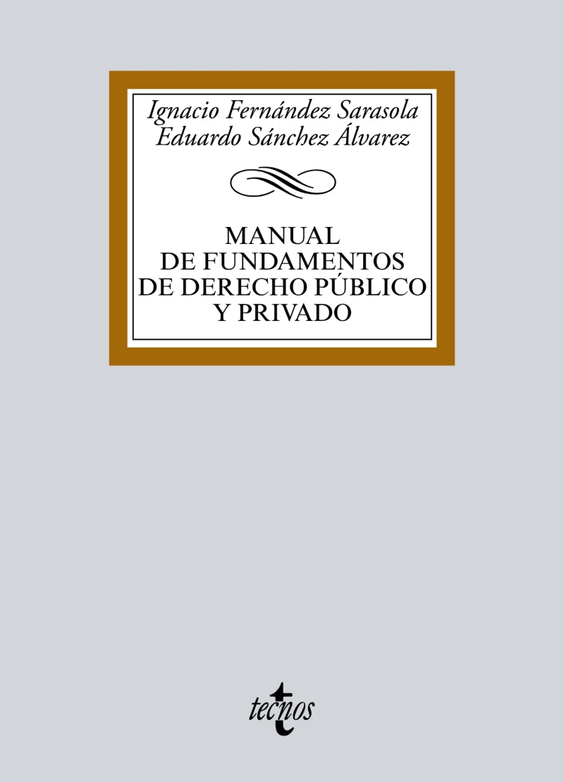 Portada: Manual de Fundamentos de Derecho público y privado