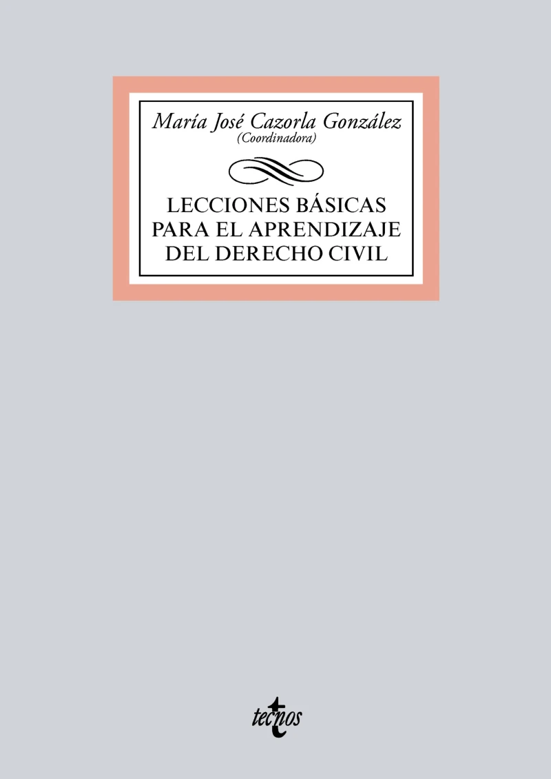 Portada: Lecciones básicas para el aprendizaje del Derecho civil
