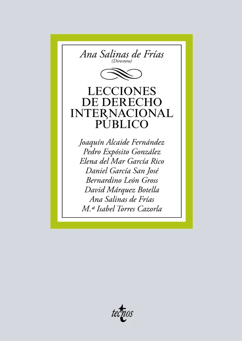 Portada: Lecciones de Derecho Internacional Público