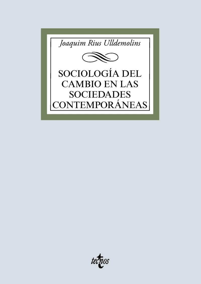 Portada: Sociología del cambio en las sociedades contemporáneas