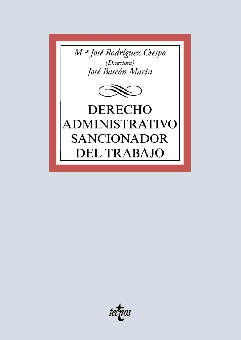 Portada: Derecho Administrativo Sancionador del Trabajo