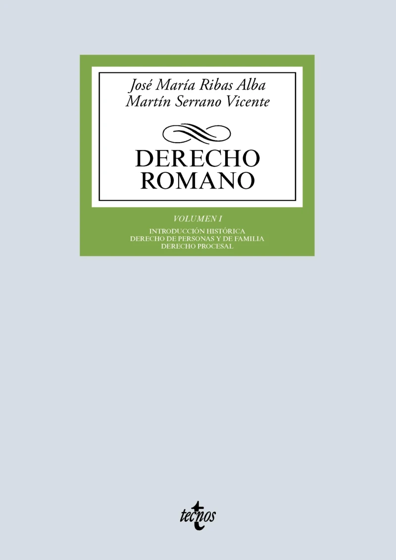 Portada: Derecho romano