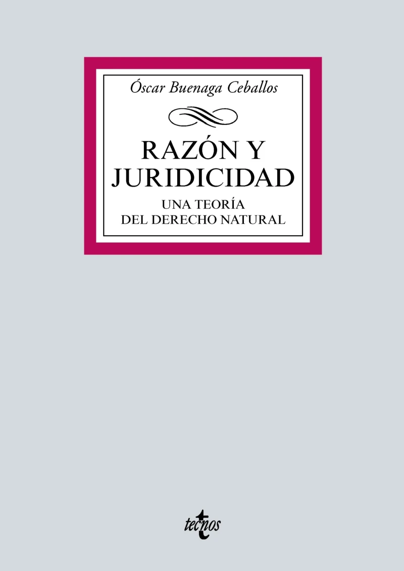Portada: Razón y juridicidad