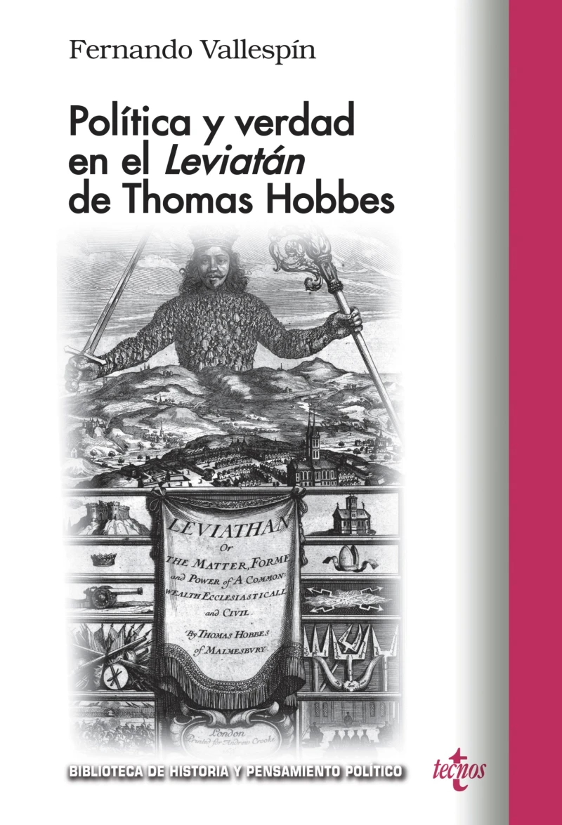 Portada: Política y verdad en el Leviatan de Thomas Hobbes