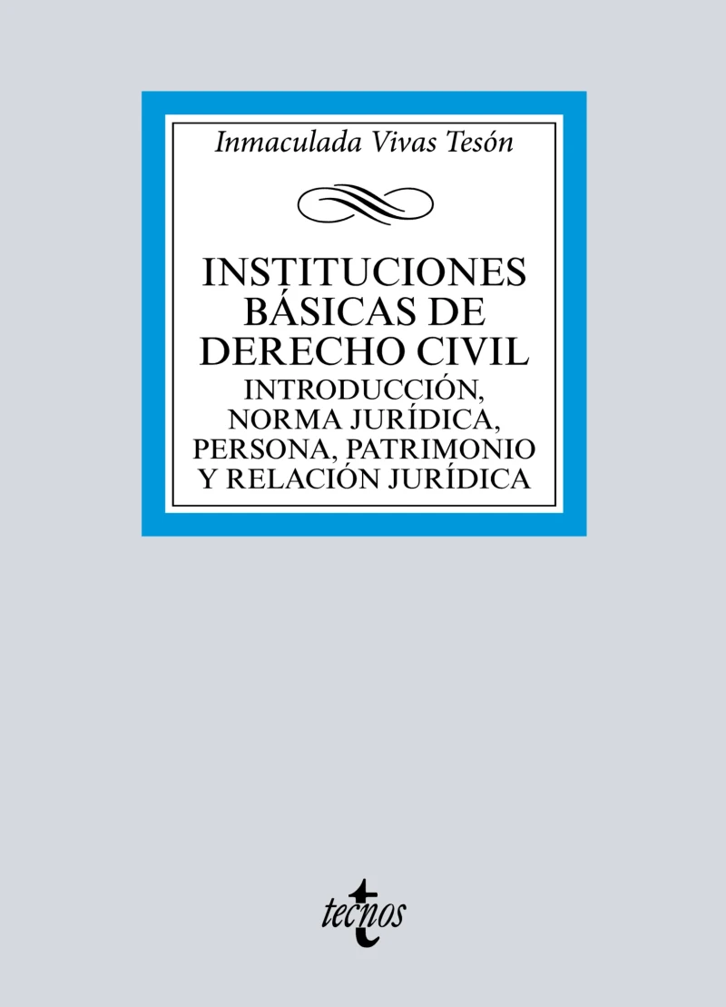 Portada: Instituciones básicas de derecho civil