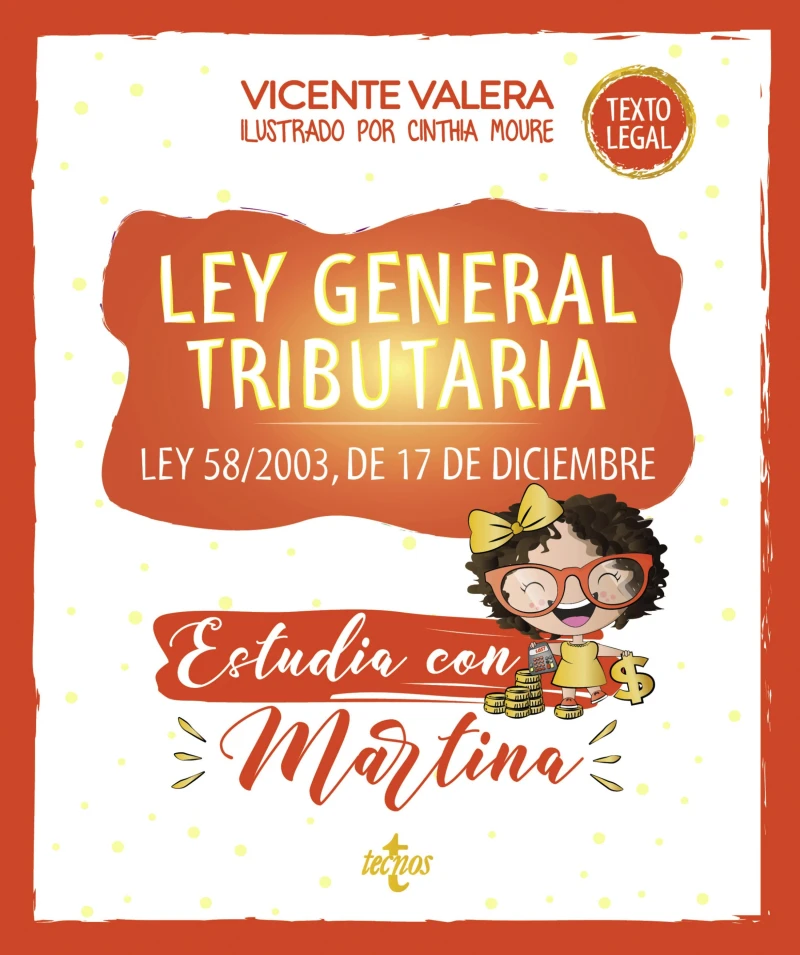 Portada: Ley General Tributaria. Estudia con Martina