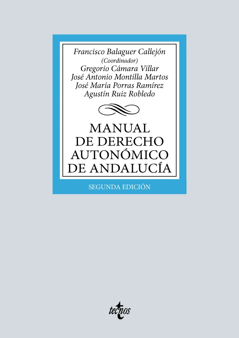 Portada: Manual de Derecho Autonómico de Andalucía