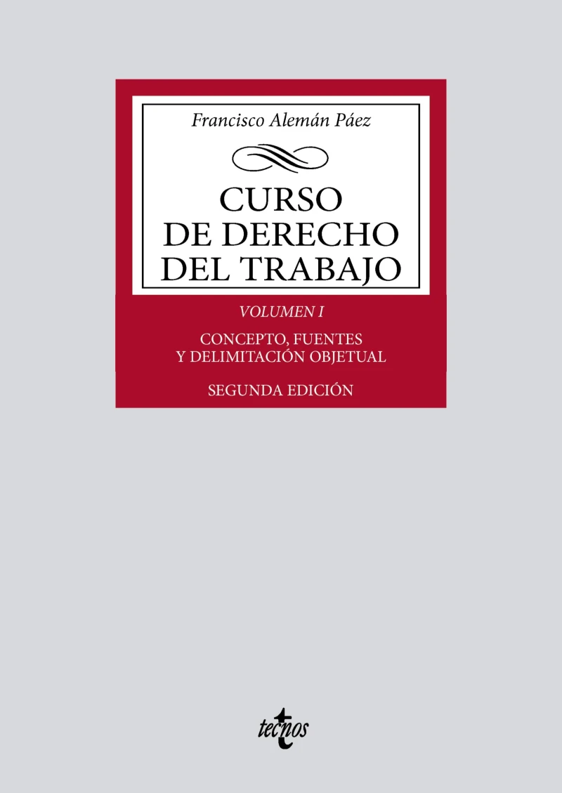 Portada: Curso de Derecho del Trabajo