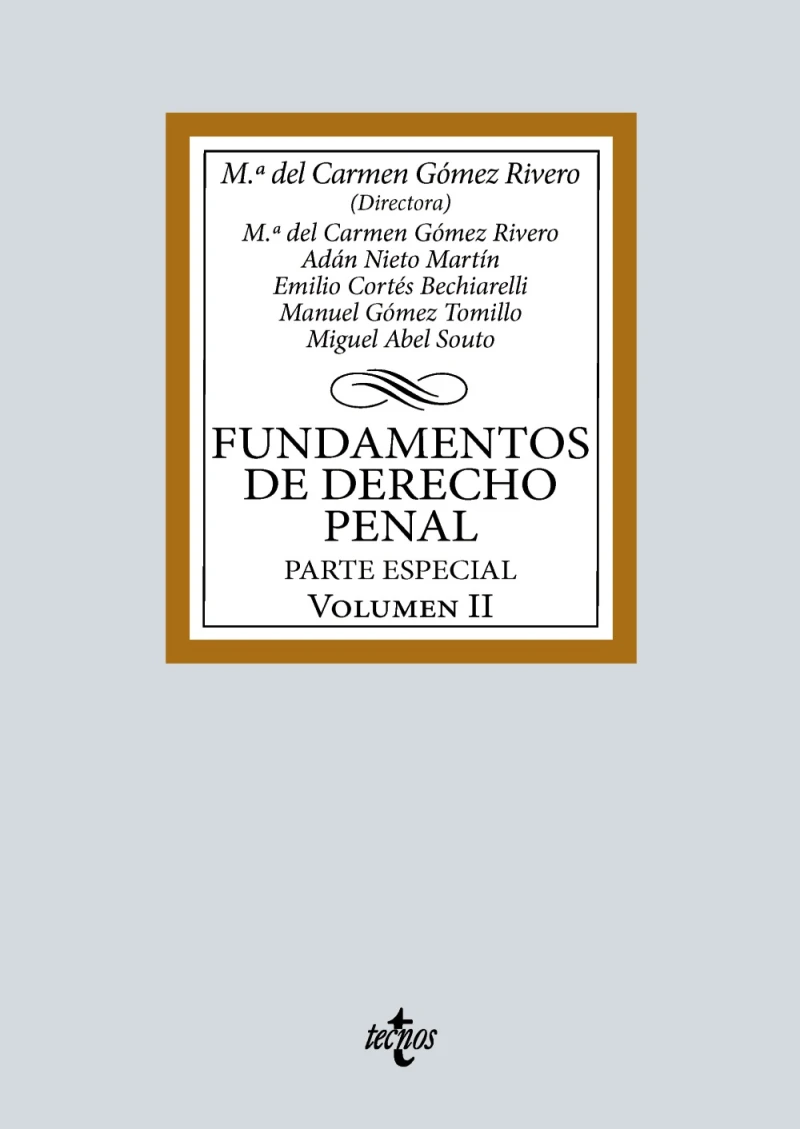 Portada: Fundamentos de Derecho Penal