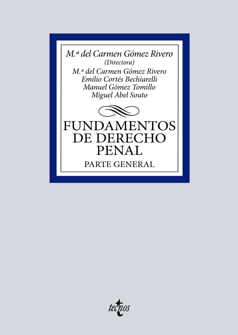 Portada: Fundamentos de Derecho Penal