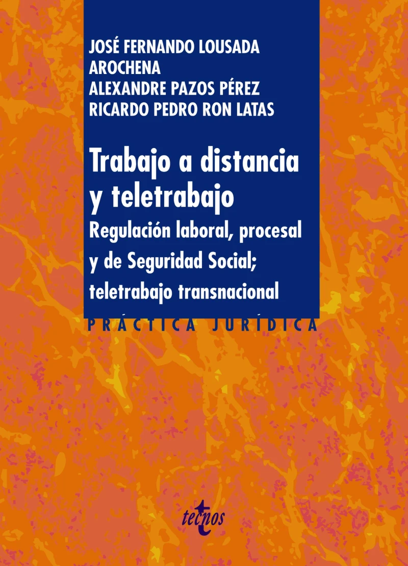Portada: Trabajo a distancia y teletrabajo