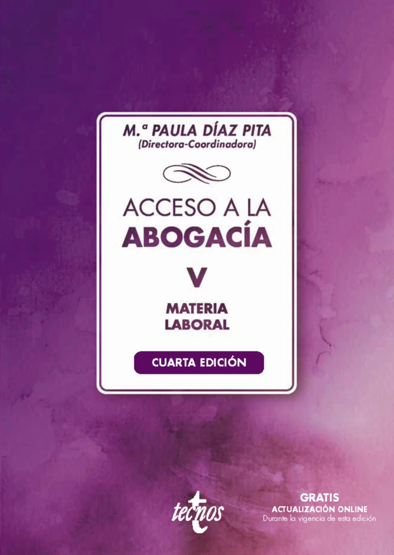 Portada: Acceso a la abogacía-V-Laboral
